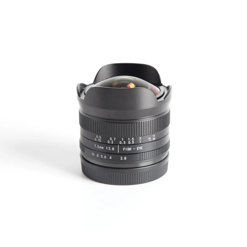 Walan 7.5mm F2.8 APS-C Fisheye Lens for Sony E, Micro 4/3, Fujifilm X, Nikon 1, Canon EOS M