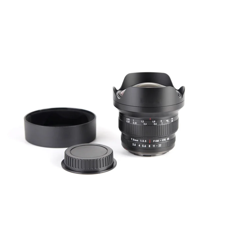 Walan 7.5mm F3.5 Ultra-Wide Fisheye Lens for Canon EF, Nikon F, Sony E, Micro 4/3, Fujifilm X, Nikon 1, Canon EOS M