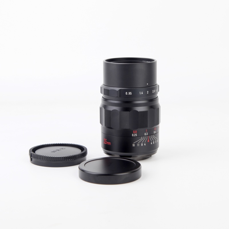 25mm F0.95 APS-C Manual Focus Lens, Large Aperture Camera Accessory
