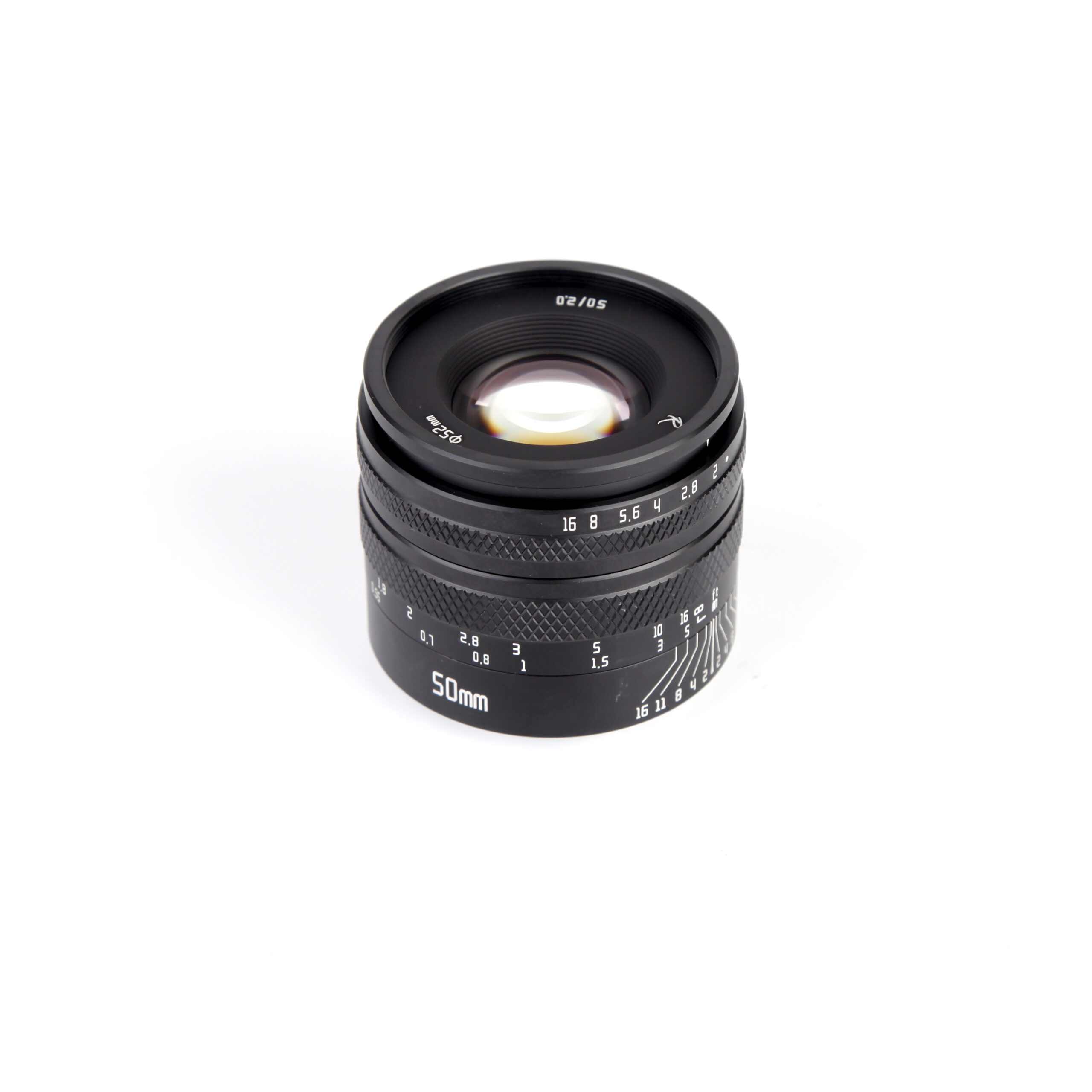 50mm F2.0 Full-Frame Manual Focus Lens, a Large-Aperture Standard Prime Lens, Suitable for Mirrorless Cameras - Image 2